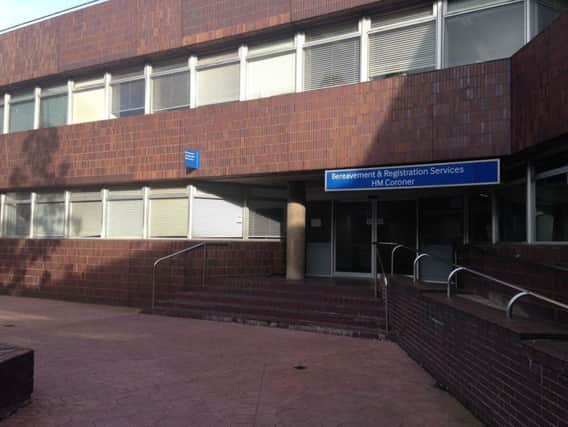 Sunderland coroner's office at the city's Civic Centre.