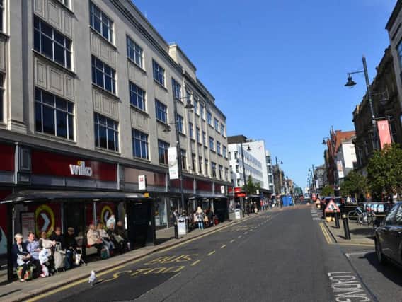 Fawcett Street, in the heart of Sunderland city centre.