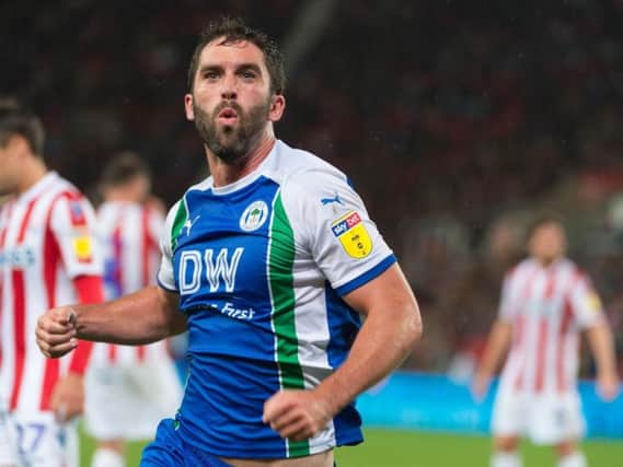Will Grigg is not expected to be sidelined for long after suffering an ankle injury