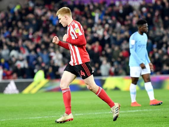 Duncan Watmore celebrates his first goal in almost three years