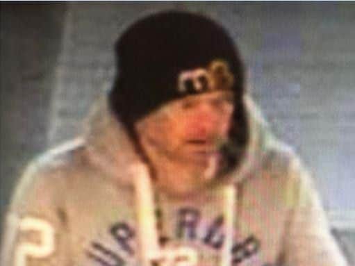 Another of the CCTV images released by Northumbria Police.