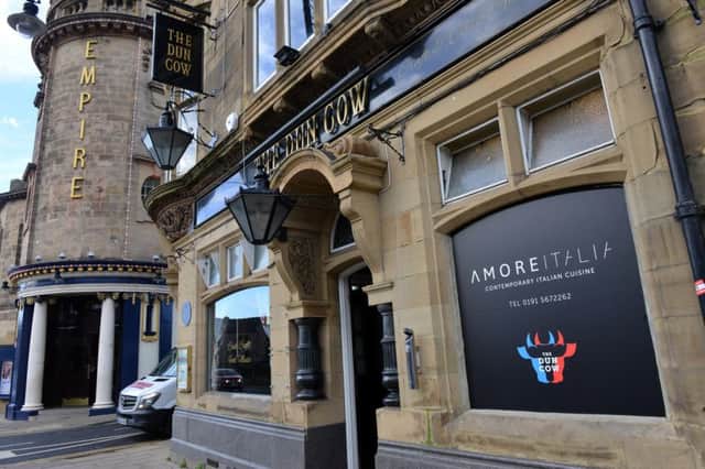 Amore Italia, above the historic Dun Cow in Sunderland city centre