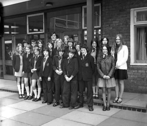 Pupils and teachers from Pennywell School in 1974.