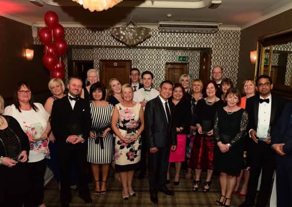 Some of the award winners at the Sunderland and South Tyneside Health Awards 2018.
