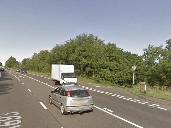 The crash happened on the A693 between East Stanley and Beamish