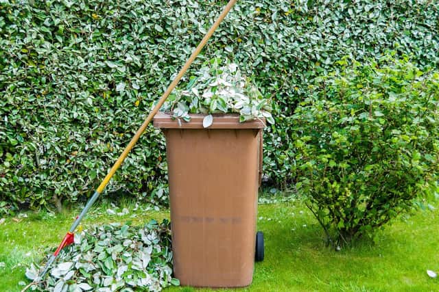 A brown bin. Picture issued by Sunderland City Council