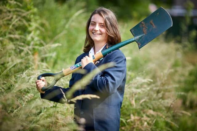 RHS Young School Gardener of the Year Ellie Micklewright. Picture by Mark Waugh