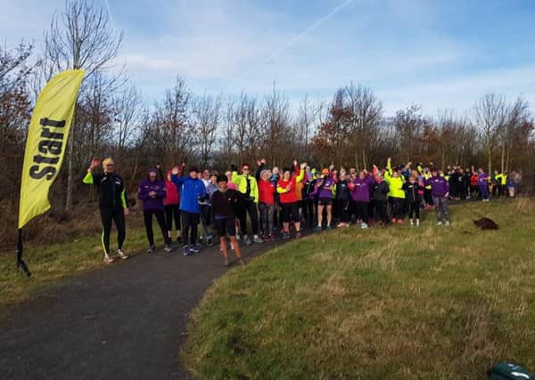The CAKED 3K gets underway at Rainton Meadows Nature Reserve.