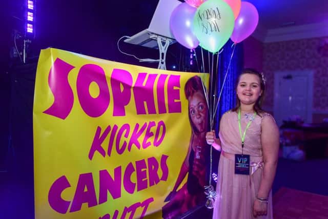 Sophie Laidler (9), of Seaham, who completed her cancer treatment on Jan 31st, and celebrated with family and friends at a party at Shotton Hall, Peterlee, on Saturday.