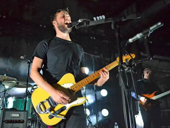 White Lies frontman Harry McVeigh in action at the Boiler Shop in Newcastle on their tour to promote new album Five. All pics: Gary Welford.