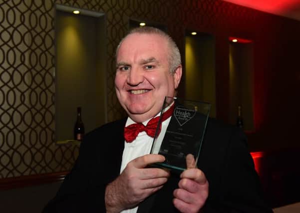 Dave McNicholas at last year's Sunderland & South Tyneside Health Awards at the Roker Hotel.