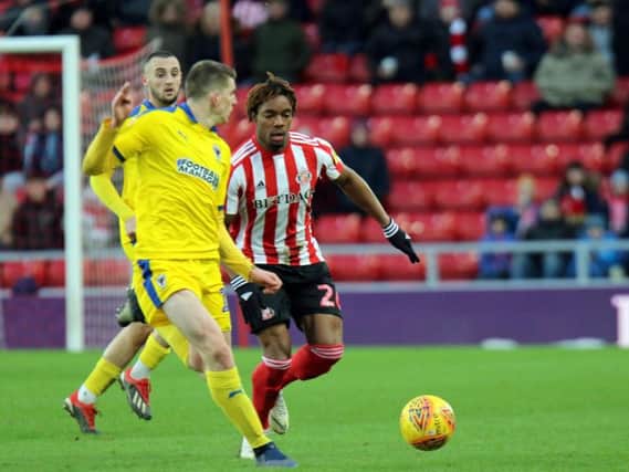Kazaiah Sterling made his Sunderland debut on Saturday