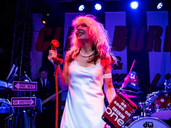 Debbie Harris led Bootleg Blondie through a selection of Blondie's early songs, as well as the big hits. All pics: Mick Burgess.
