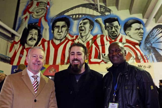 The mural unveiled at the Roker End earlier this month.