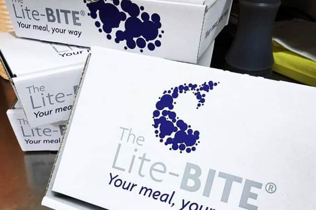 Lite-BITE boxes contain a smaller portion of fish and chips, which have been embraced by restaurant owners. Pic: Newcastle University/PA Wire.