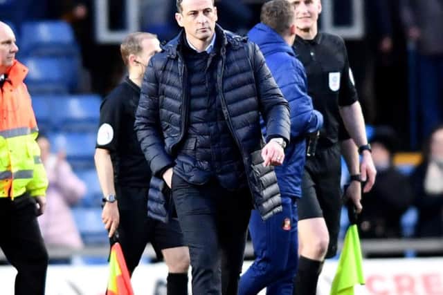 Jack Ross after the 1-1 draw with Oxford United