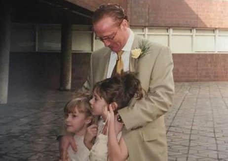 Nigel with his daughters Hayley and Ellye