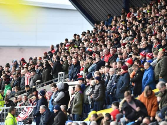 Sunderland fans at Oxford.