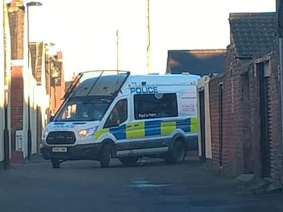 Northumbria Police on patrol following reports of suspicious scrap vans in Sunderland.