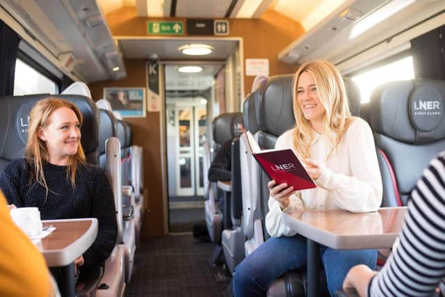 Broadcaster Edith Bowman launches LNER's Track Record, an audio recording featuring a variety of accents and dialects from over 20 towns, cities and communities, starting in London and finishing in Aberdeen. Pic: David Parry/PA Wire.