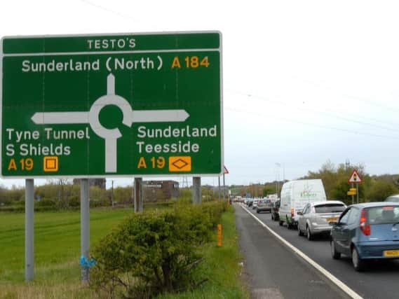 One lane will be closed on the A19 northbound between the A1231 and the A184 Testo's roundabout overnight.