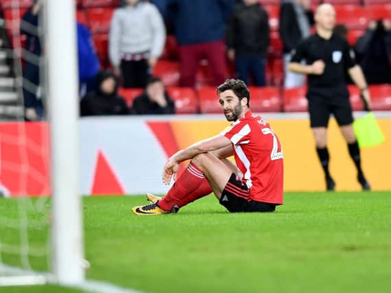 Will Grigg can't believe he missed against Blackpool.