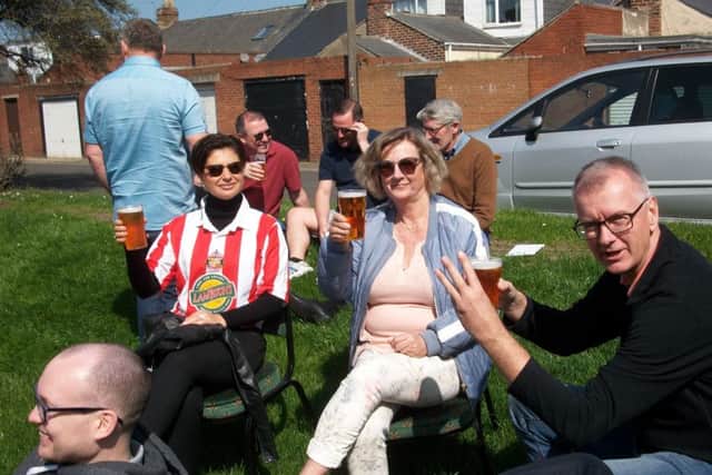 Roland persuaded some of his Danish friends to come to Sunderland for a match. Unfortunately, it was the game in which the Black Cats were relegated last season.
