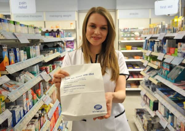 Boots Pharmacy technician Natalie Laing, nominated for Best of Health Award for being friendly and accommodating.