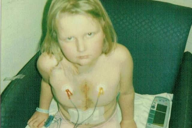 Linzi after her heart transplant