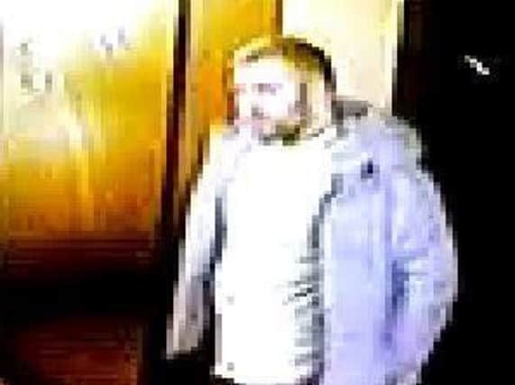 Police have released an image of this man following an alleged rape.