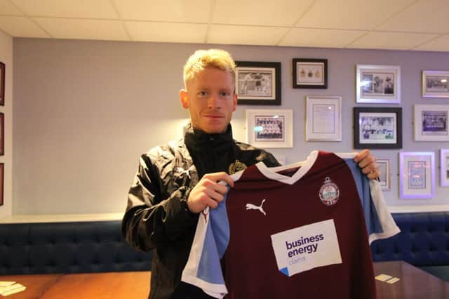 South Shields new signing Connor Bell.