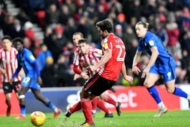 Will Grigg has netted his first goal for Sunderland - and fans were quick to react