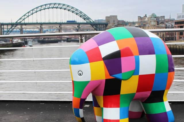 70 colourful Elmer the elephant sculptures will be sited around the North East.
