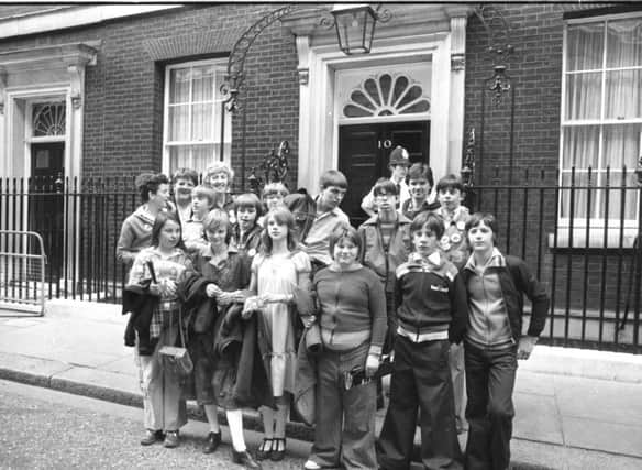 The Houghton youngsters on their trip to London which was organised by the Sunderland Echo.