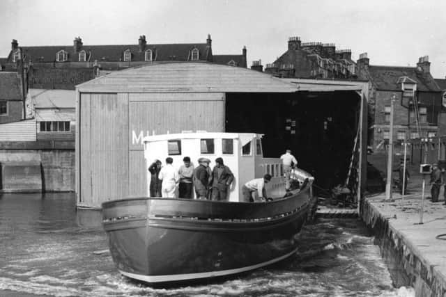 Memory Lane  social flow  April 1971

  South Shields Marine and Technical College's new 54ft training vessel St Hilda pictured in St Monance, Fife.