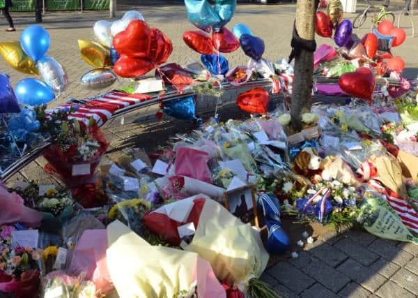 Growing tributes for Connor Brown have been left in memory of the 18-year-old close to where he was attacked.