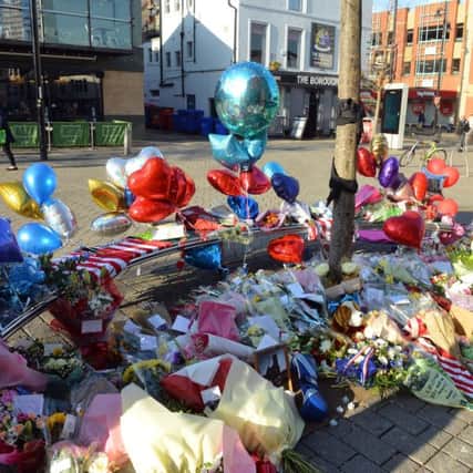 Growing tributes for Connor Brown have been left in memory of the 18-year-old close to where he was attacked.