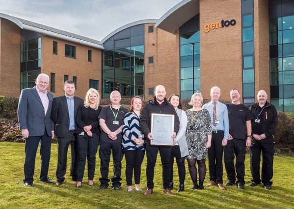 Employees from Gentoo Group and Gentoo Homes who worked together to achieve the ISO 45001 certification.