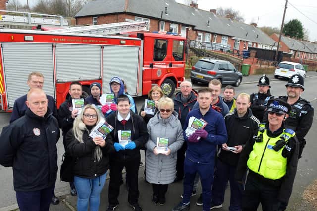 The Prince's Trust has helped spread the word about the safety campaign by delivering leaflets in Hetton.