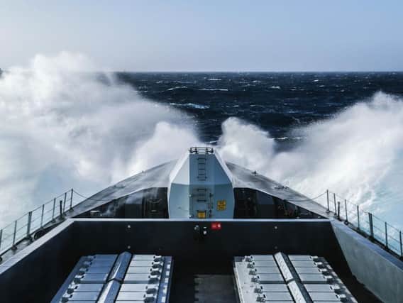 HMS Defender. Picture issued by the Royal Navy.