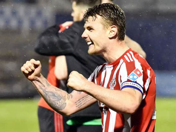 Max Power celebrates Sunderland's win over Bristol Rovers