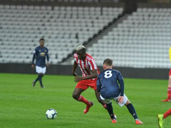 Benji Kimpioka opened the scoring for Sunderland Under-23s at the Stadium of Light.