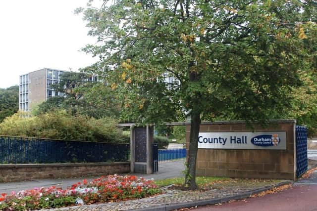 The existing Durham County Council headquarters at County Hall.