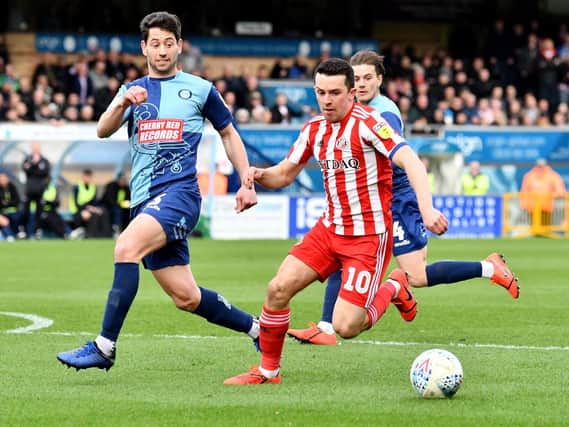 Sunderland's George Honeyman will miss the Checkatrde Trophy final following his red card against Wycombe.