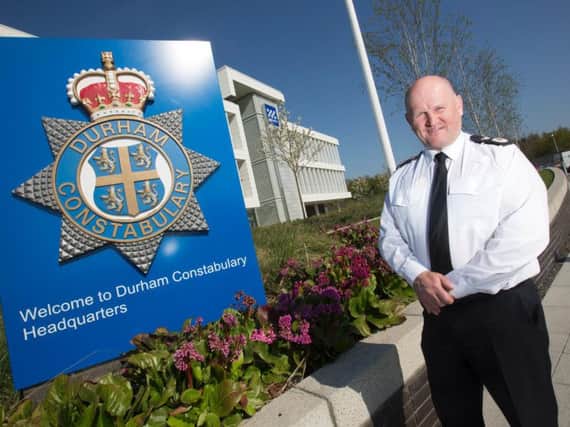 Durham Constabulary chief constable Mike Barton.