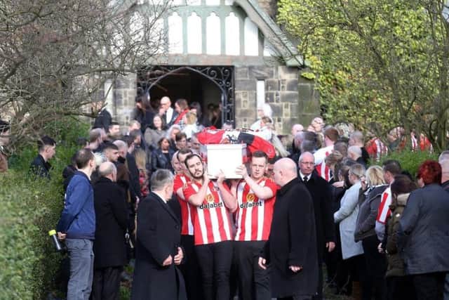 There was a huge turn out to the funeral of Stuart Price in his home village of Murton.