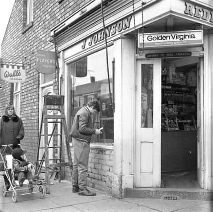 Back to 1970 for this view of J Johnsons shop in Fulwell Road.