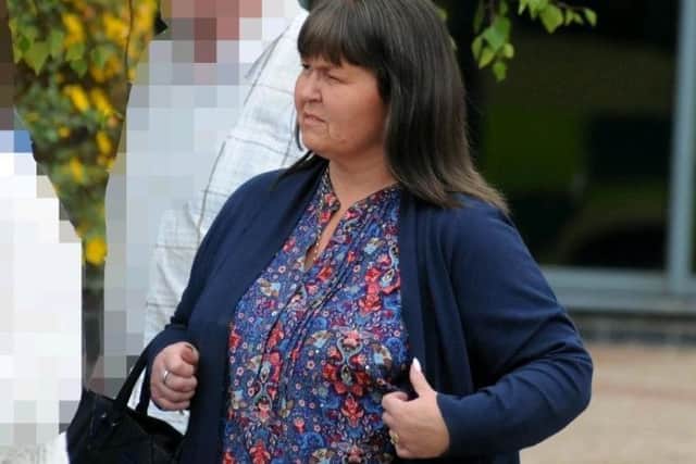 Lisa Maher pictured outside South Tyneside Magistrates' Court during an earlier hearing.