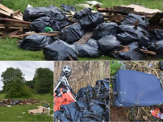 Flytipping and waste in the South Hylton community.