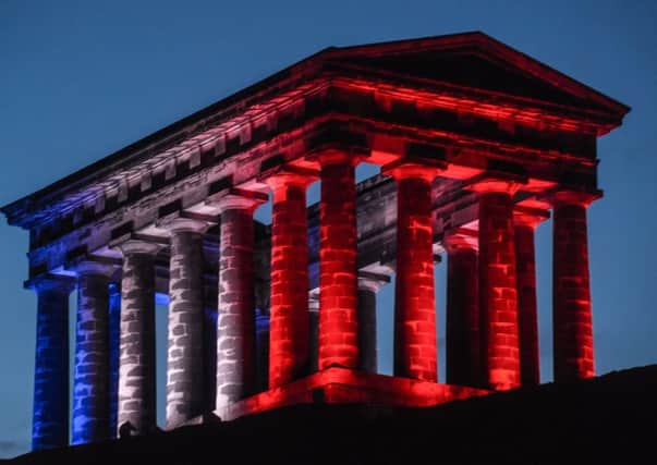 Penshaw Monument will glow red tonight as it welcomes 100 walkers at midnight.